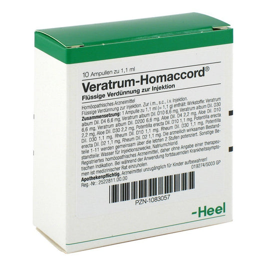 Veratrum Homaccord 10 Ampoules-Similius