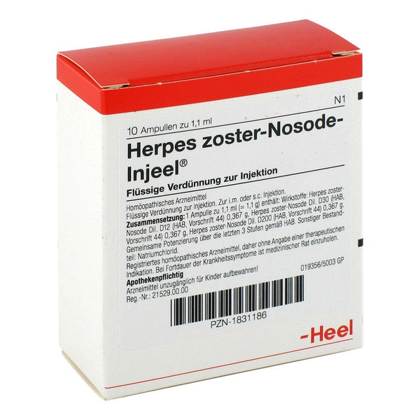 Herpes Zoster Nos 10 Ampoules-Similius