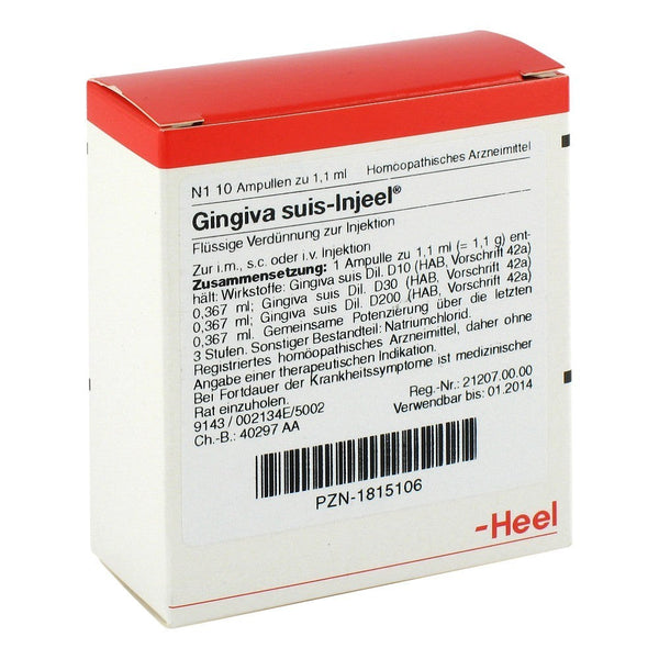 Gingiva Suis 10 Ampoules-Similius
