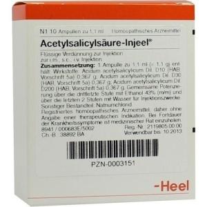 Acetylsalicylsaeure 10 Ampoules-Similius