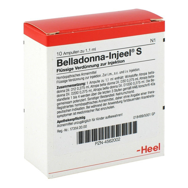 Belladonna Injeel 10 Ampoules-Similius