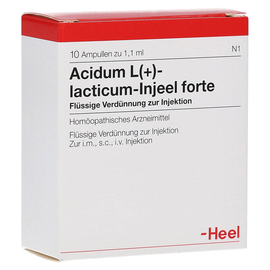 Acidum L+ Lacticum FORTE 10 Ampoules-Similius