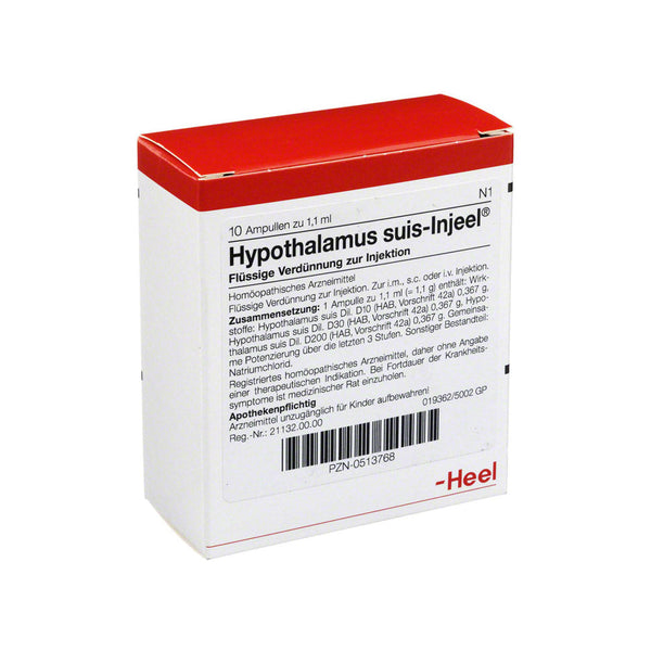 Hypothalamus Suis 10 Ampoules-Similius
