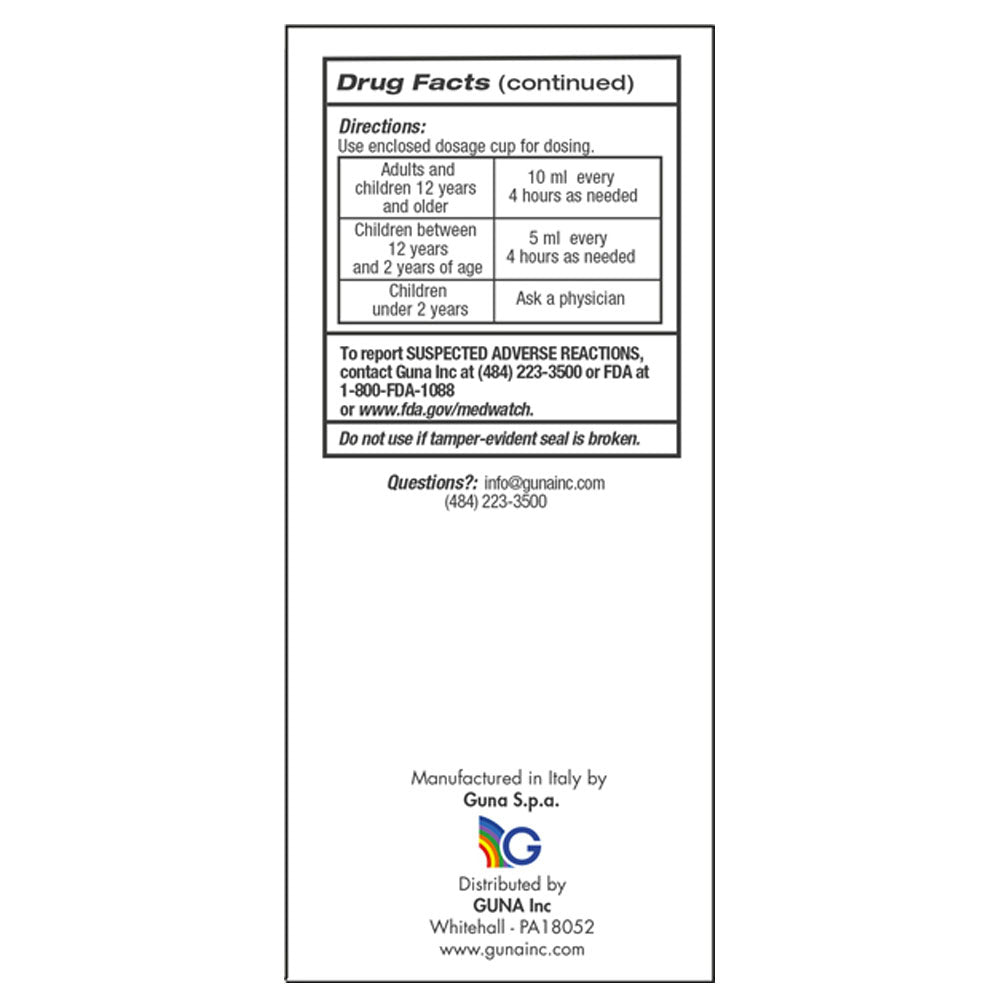 GUNA-COUGH 150ml Bottle