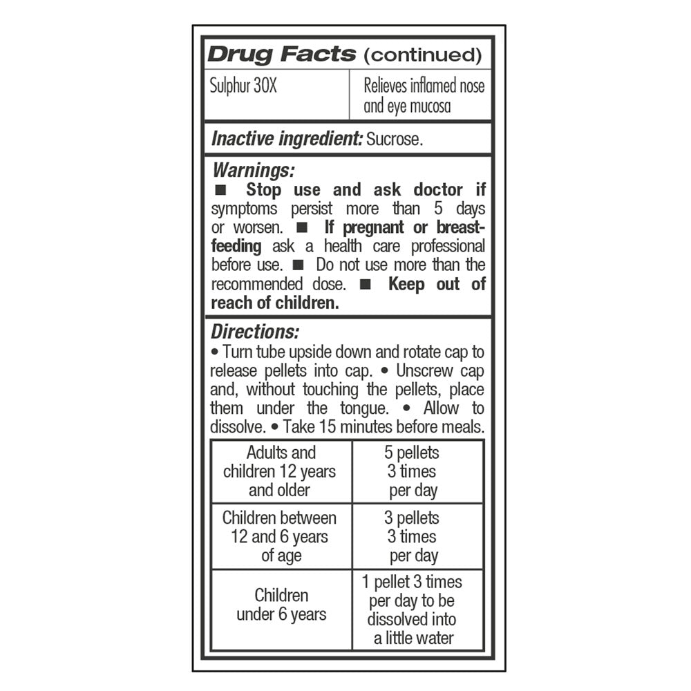 GUNA HAY FEVER RELIEF Pellets for Oral Use