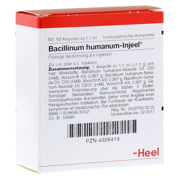 Bacillinum Humanum Injeel 10 Ampoules-Similius