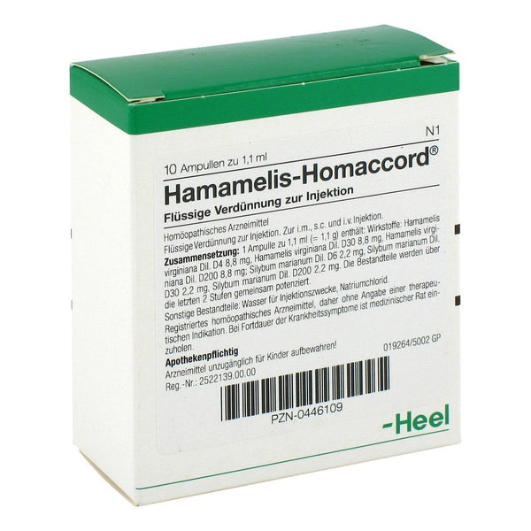 Hamamelis Homaccord 10 Ampoules-Similius
