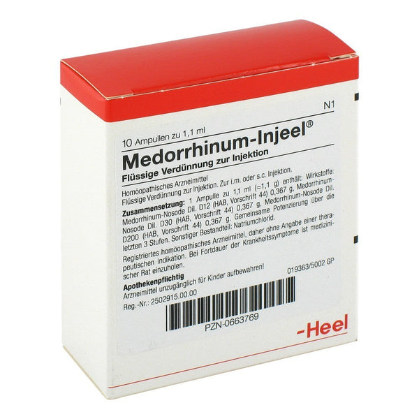 Medorrhinum Injeel 10 Ampoules-Similius