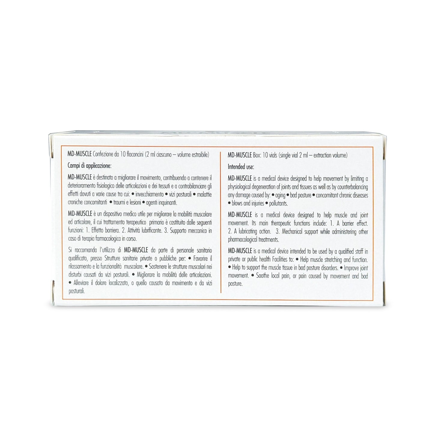 MD MUSCLE 10 Ampoules