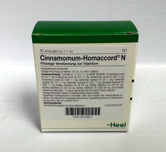 Cinnamomum Homaccord 10 Ampoules-Similius