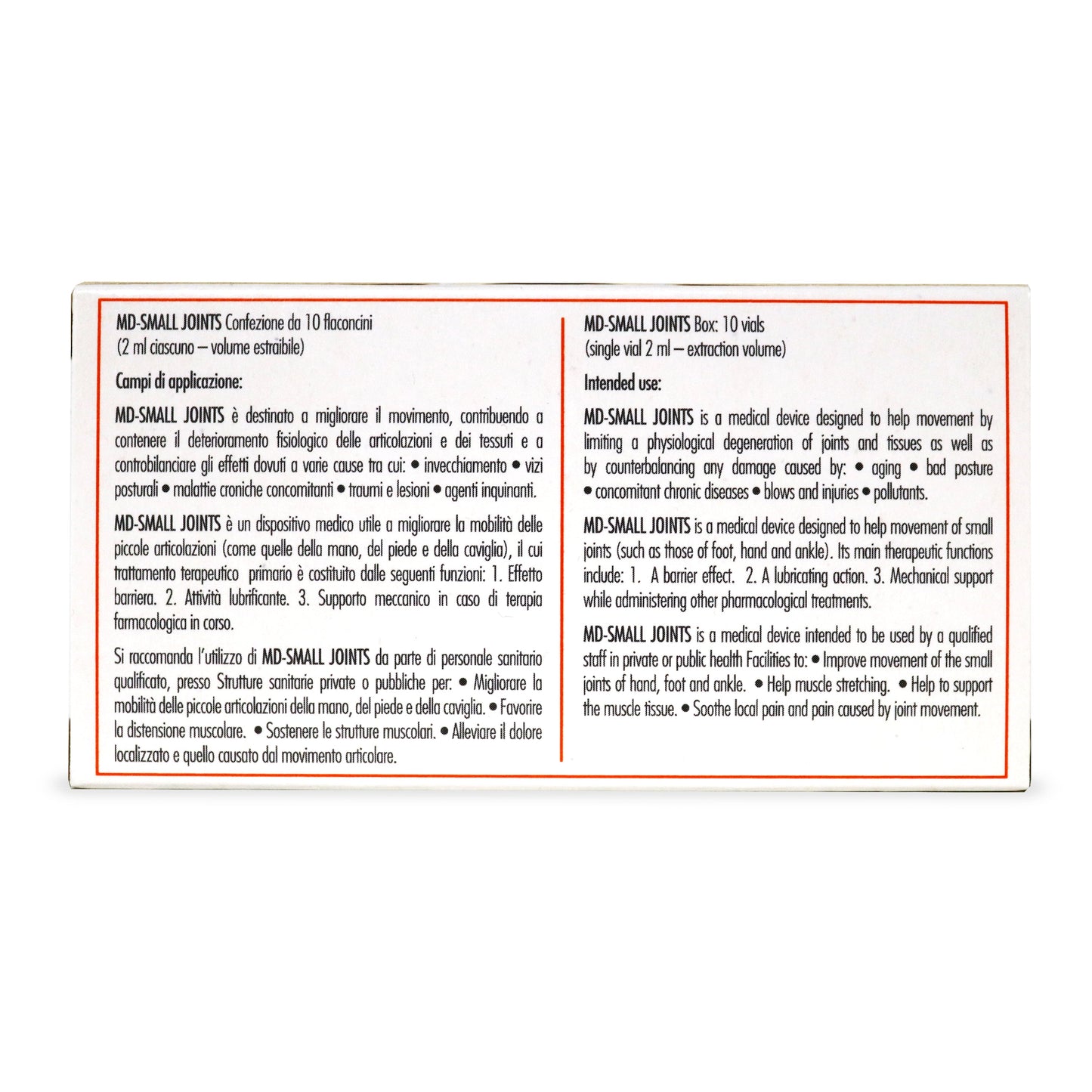 MD SMALL JOINTS 10 Ampoules