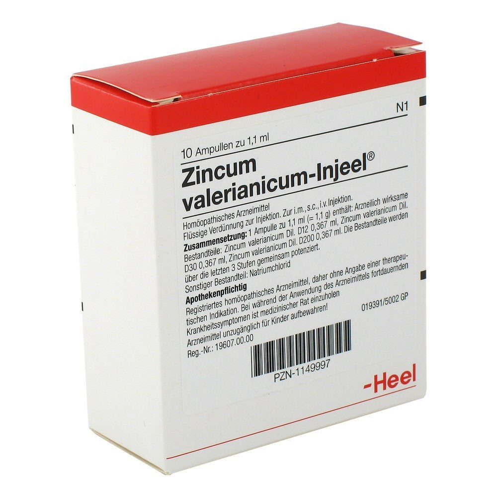 Zincum Valerianicum 10 Ampoules-Similius