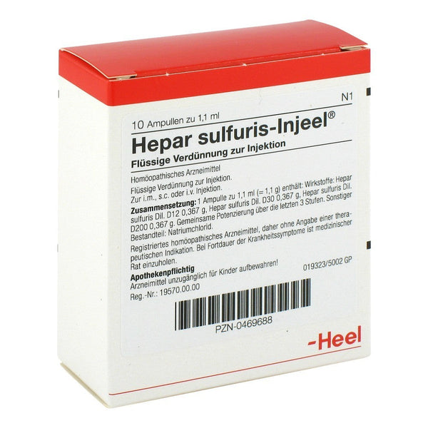 Hepar Sulfuris Injeel 10 Ampoules-Similius